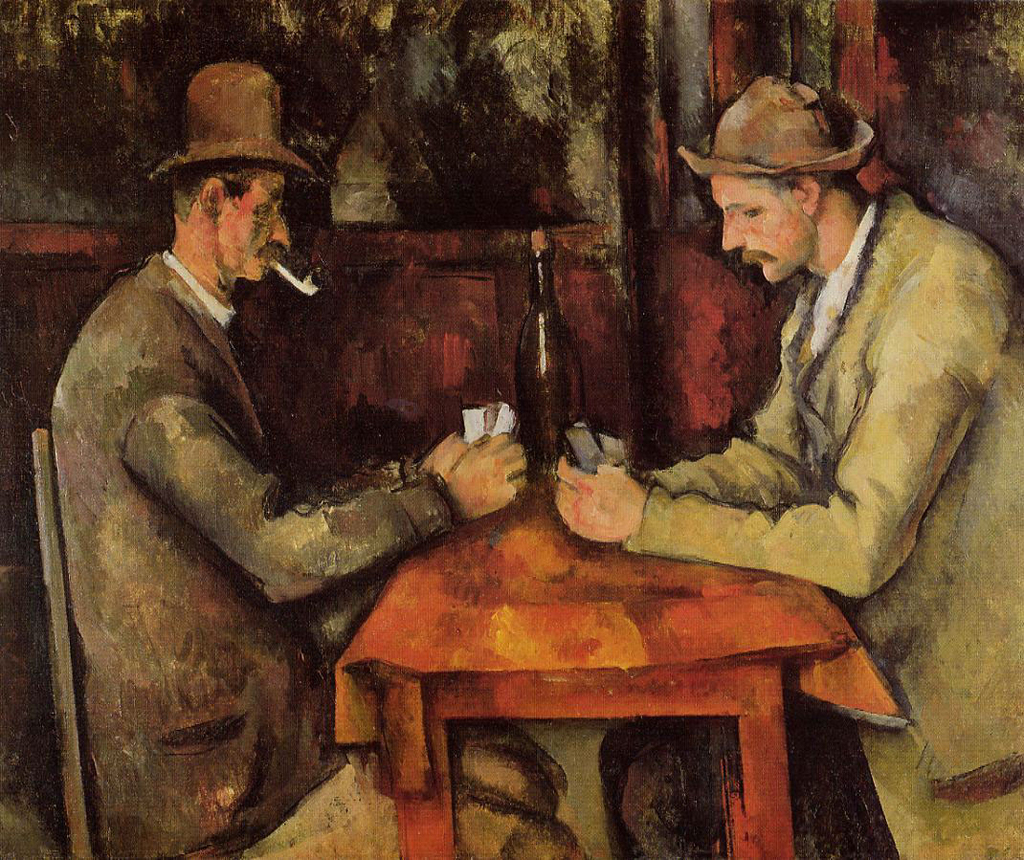 CARD PLAYER, PAUL CEZANNE