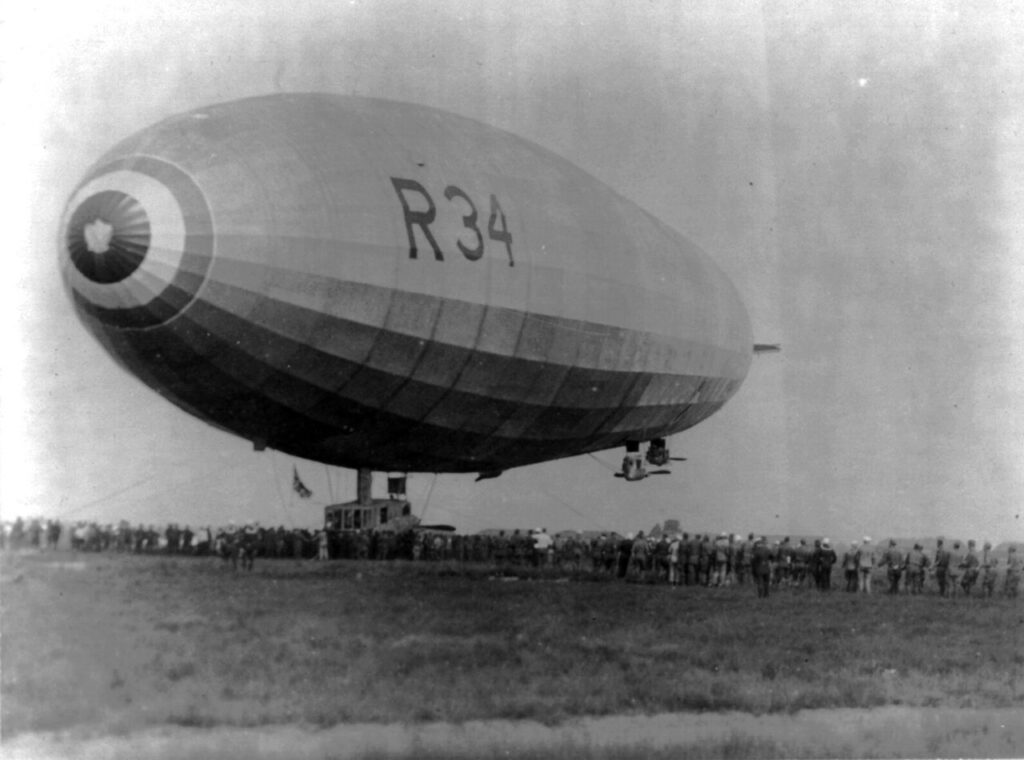 6 korrik 1919/ R34 Britanikët zbarkojnë në New York me një ...