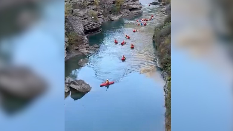 VIDEO/ Rama ndan pamjet nga Vjosa e mbushur me turistë: Të dashuruar pas thesareve tona