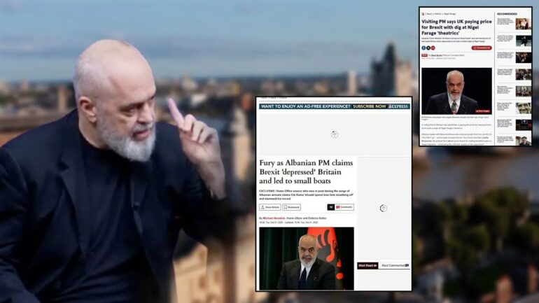 “Edi Rama nuk ka idenë se për çfarë po flet”/ Deklaratat e kryeministrit zemërojnë anglezët