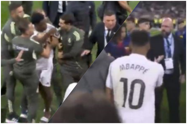 El Clasico, përplasje mes lojtarëve të Real Madrid dhe Barcelonës