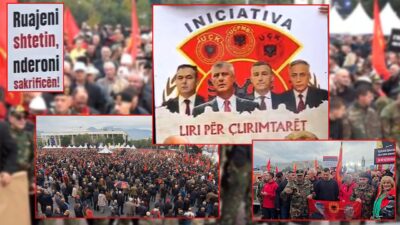 Përmbyllet tubimi në Sheshin Skënderbej/ Mijëra shqiptarë protestuan në mbrojtje të luftës