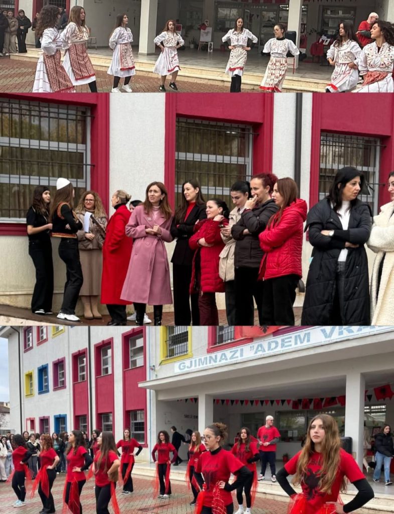 Emocione dhe kreativitet në festat e nëntorit/ Deputetja socialiste viziton shkollën ‘Adem Vrapi’”