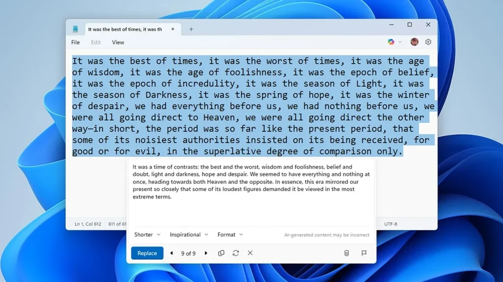 Inteligjenca Artificiale tani vjen në Paint dhe Notepad