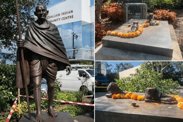 VIDEO/ Grabitje e pazakontë në Melbourne, zhduket statuja 420 kg e Gandhit, gjenden vetëm këmbët