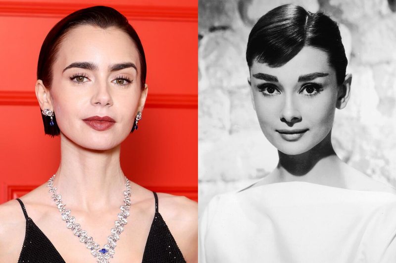 Lily Collins do të luajë Audrey Hepburn në filmin për prapaskenat e klasikes Breakfast at Tiffany’s