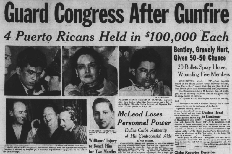 Histori/ 1 Mars 1954 – Të shtënat në zemër të demokracisë amerikane, plagosen katër kongresmenë.