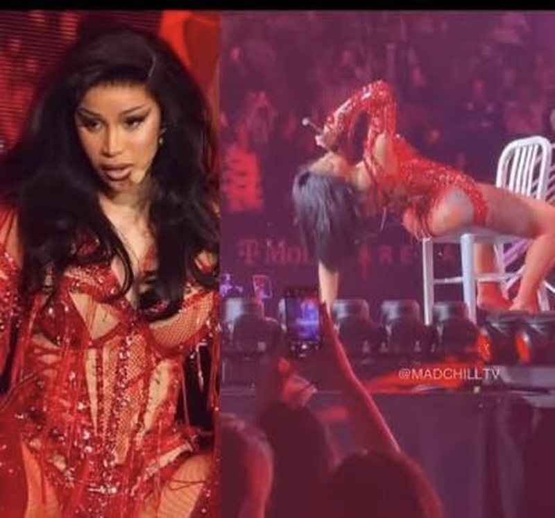 Cardi B rrëzohet në skenë në Las Vegas dhe ironizon qeverinë: Nuk isha unë, ishte qeveria!