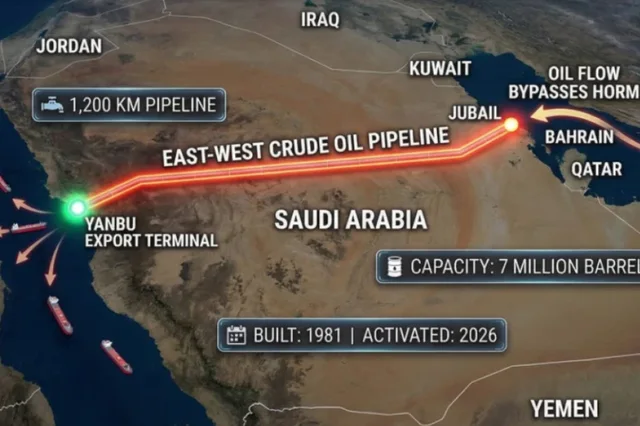 Arabia Saudite kishte parashikuar krizën, tubacioni i fshehur për 45 vite u bë arteria energjetike kryesore e planetit