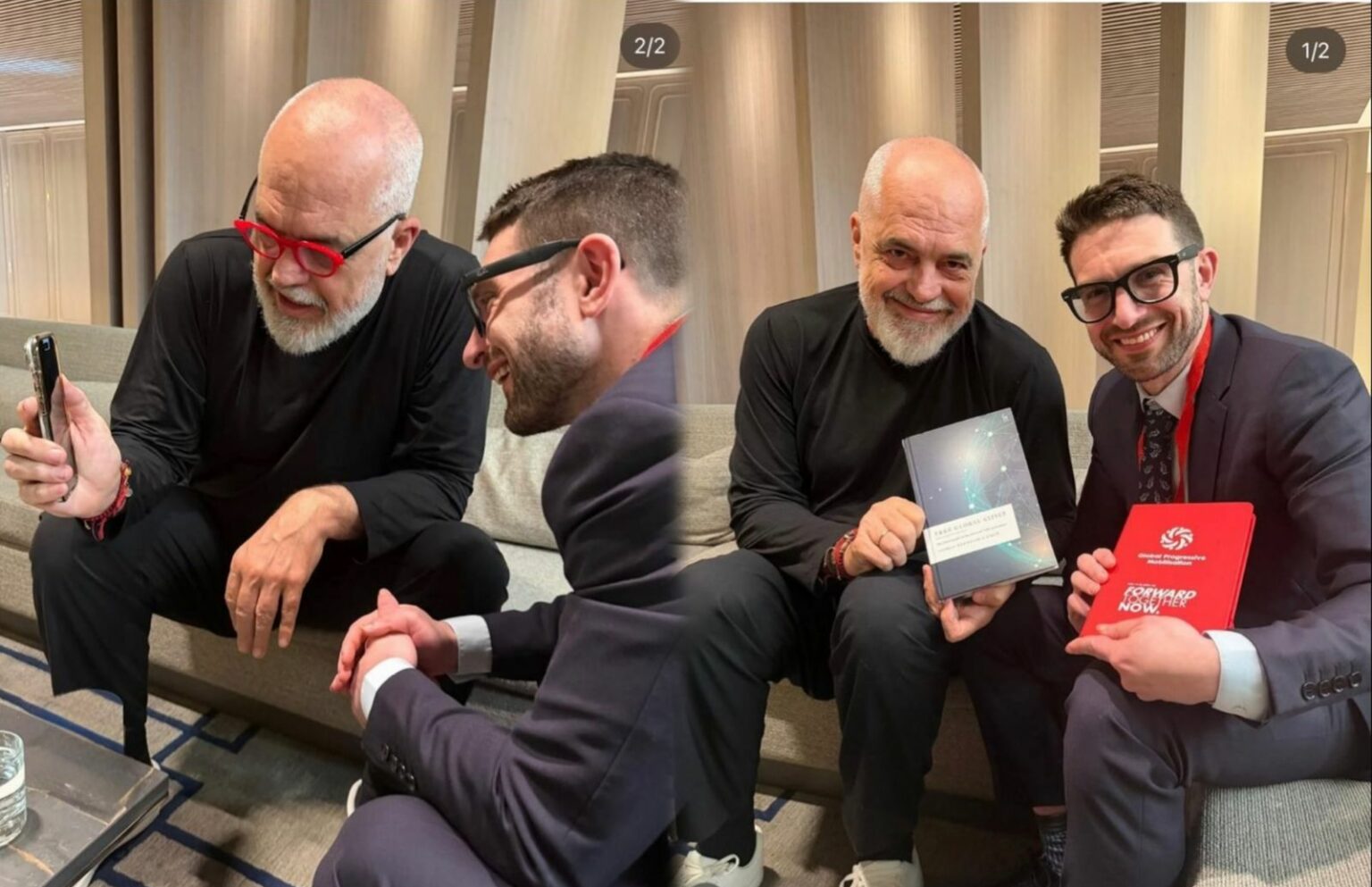 18:55 Rama takohet me Alex Soros, në Samitin “Në Mbrojtje të Demokracisë”, në Barcelonë