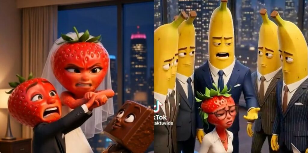 Telenovela e frutave IA, çmenduria e re virale në TikTok (Lifestyle)