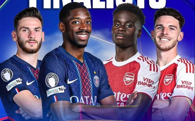 Publikohen formacionet zyrtare të finales PSG-Arsenal