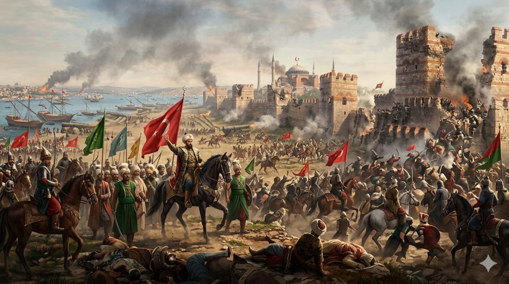 Nga Leonard Veizi/ 29 Maj 1453 – Mehmeti II merr Konstandinopojën, Kruja reziston me Gjergj Kastriotin
