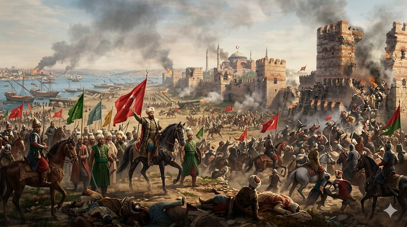 07:00 Nga Leonard Veizi/ 29 Maj 1453 – Mehmeti II merr Konstandinopojën, Kruja reziston me Gjergj Kastriotin
