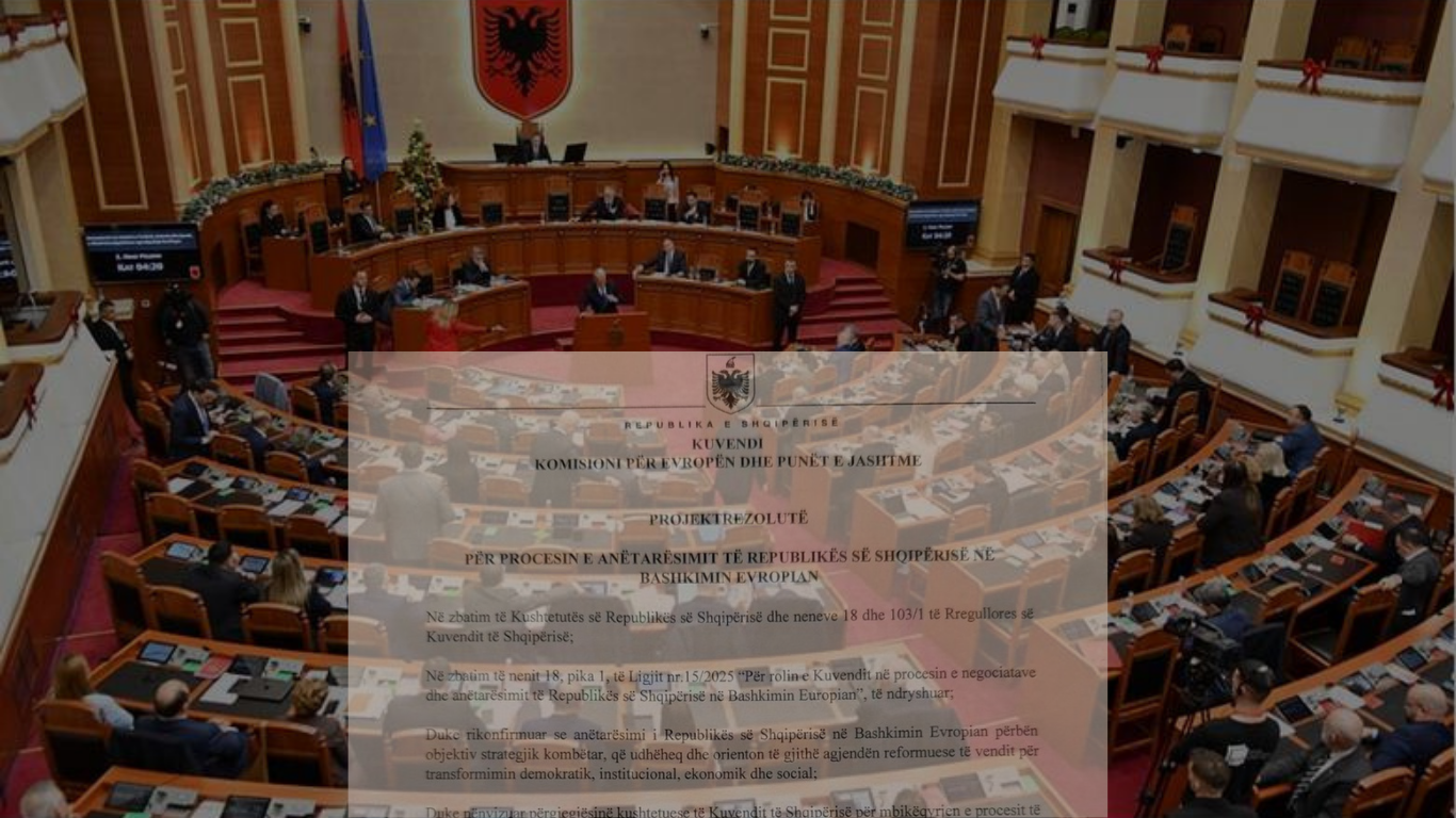 10:18 Zbulohet drafti final i rezolutës për antarësimin në BE dakordësuar nga PS dhe PD