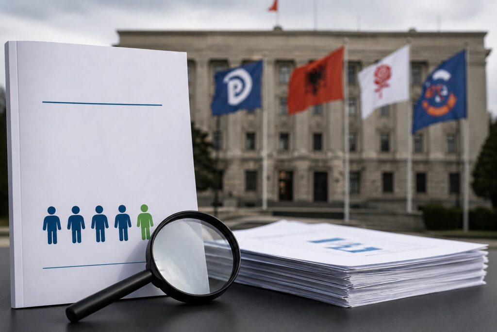 “Frika” nga dosjet? Partitë shmangin verifikimin e kandidatëve, vetëm 6 kërkesa në 2025