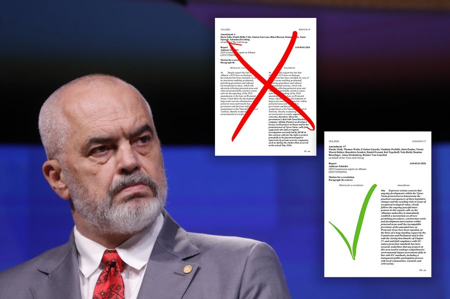 Rama publikon Amendamentet e Parlamentit Europian: Eurodeputetët ndanë “shapin” nga “sheqeri” për Vjosën dhe Nartën