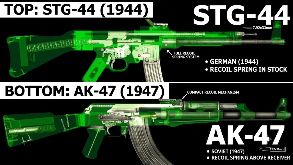 Nga Leonard Veizi/ STG-44 gjerman apo AK-47 sovjetik, lufta për të prodhuar armën efektive të këmbësorisë