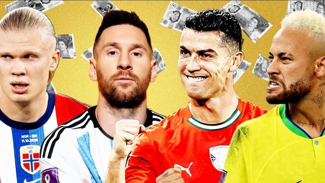 Ronaldo në krye, e ndjek Messi. Mësoni lojtarët më të pasur në Botëror
