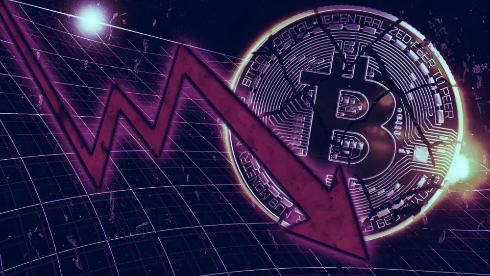 Bitcoin bie në nivelin më të ulët që nga shkurti, rritet pasiguria në tregjet e kriptomonedhave