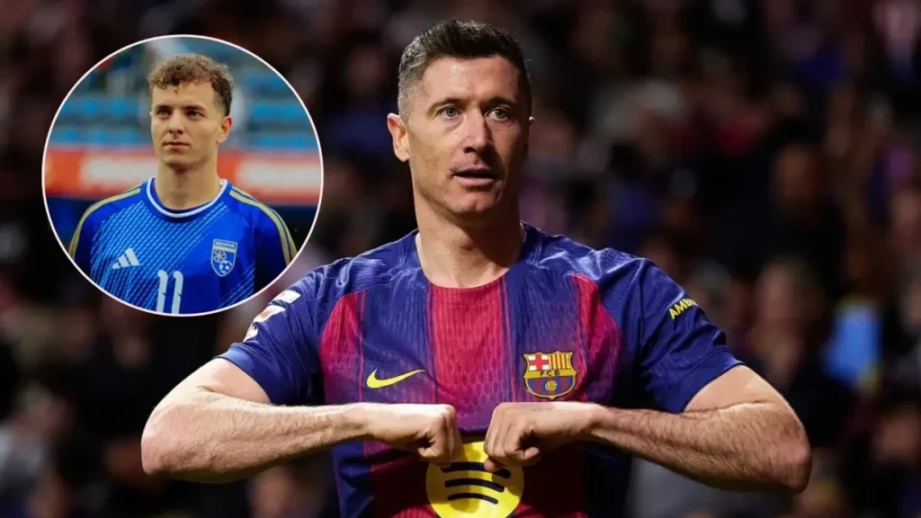 Katër kandidatët për të pasuar Lewandowskin te Barcelona, në mesin e tyre edhe Fisnik Asllani