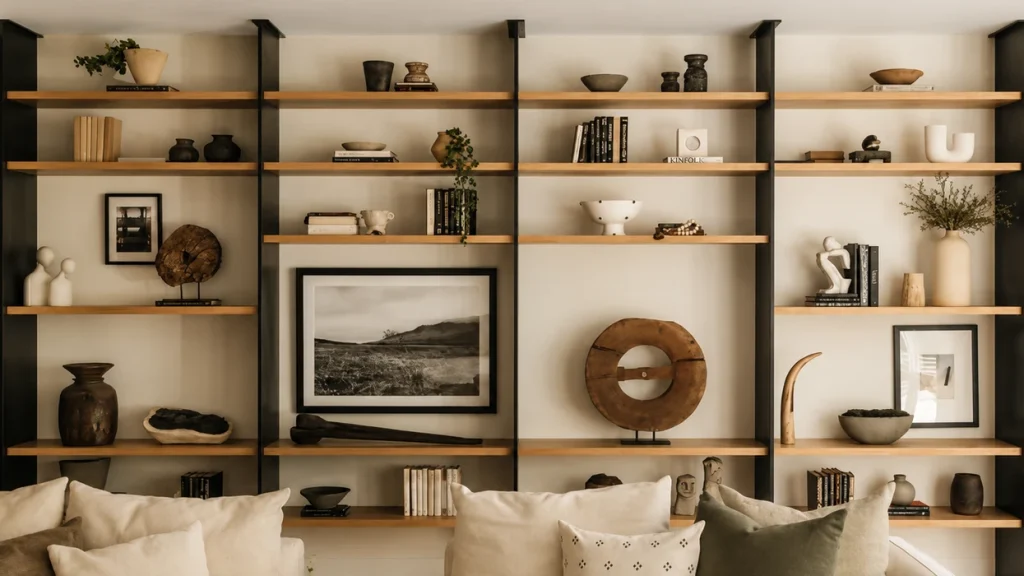 Si t’i rregulloni raftet e librave që salloni të duket më modern dhe më elegant (Lifestyle)