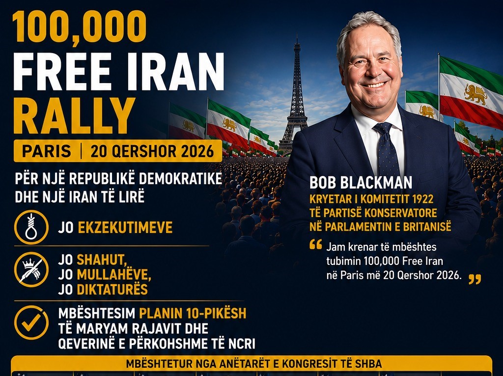 Tubimi “Irani i Lirë 2026” në Paris: Mbështetje në rritje nga figura politike, fitues të Çmimit Nobel dhe sportistë të njohur botërorë