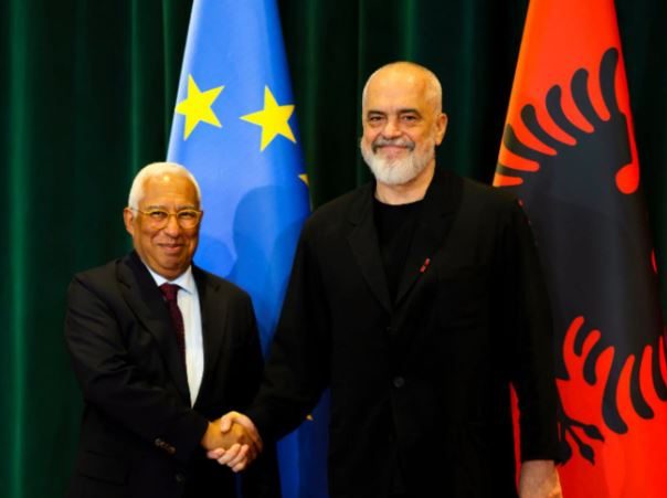 Rama pret Antonio Costa-n në Tiranë, në fokus “Shqipëria 2030 në BE”