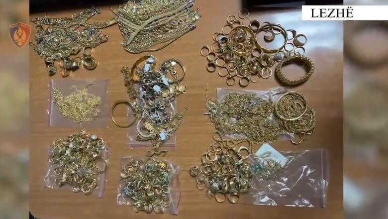 Shiste bizhuteri floriri të vjedhura, arrestohet argjendari në Lezhë! Vlera e sekuestruar arrin në 300 mijë euro