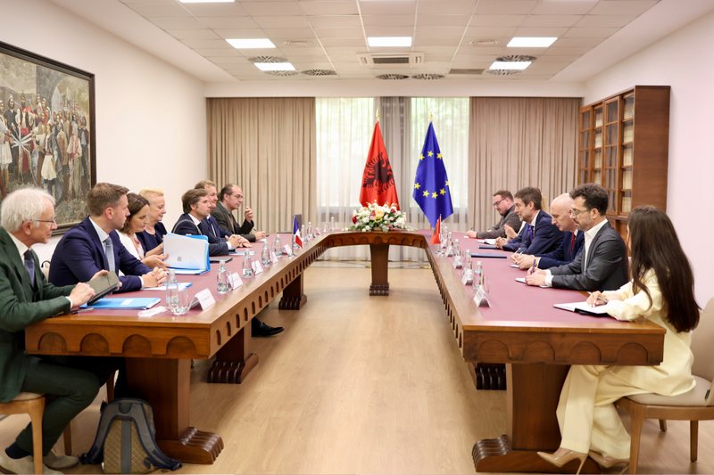 Hoxha pret parlamentarët francezë: Mbështetja e Francës, e rëndësishme për perspektivën evropiane