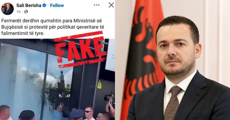 Fake news-i i Sali Berishës me videon e fermerëve kosovarë, reagon ministri Salla: Përpjekje e dëshpëruar për të mashtruar opinionin publik