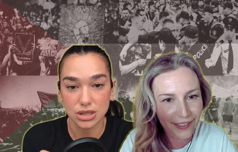 Një duet i keq i këngës së huaj në Shqipní