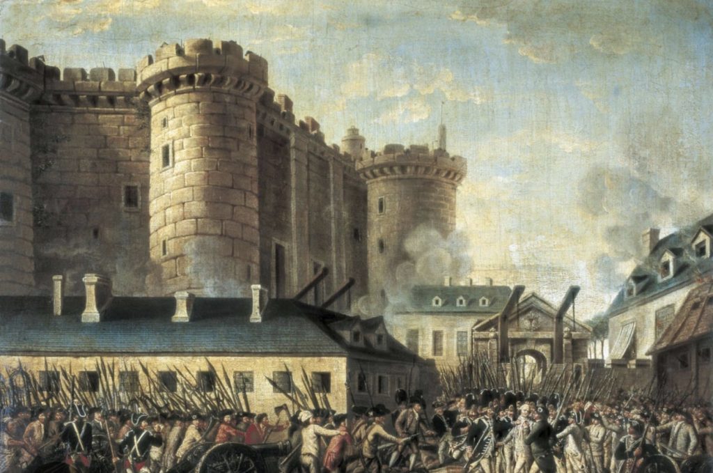 14 korrik 1789 – Rrëzohet Bastija, Franca hyn në epokën e revolucionit