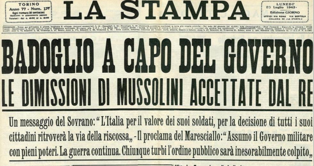 Histori/ 25 Korrik 1943 – Benito Musolini rrëzohet nga froni, nis fundi i Italisë fashiste