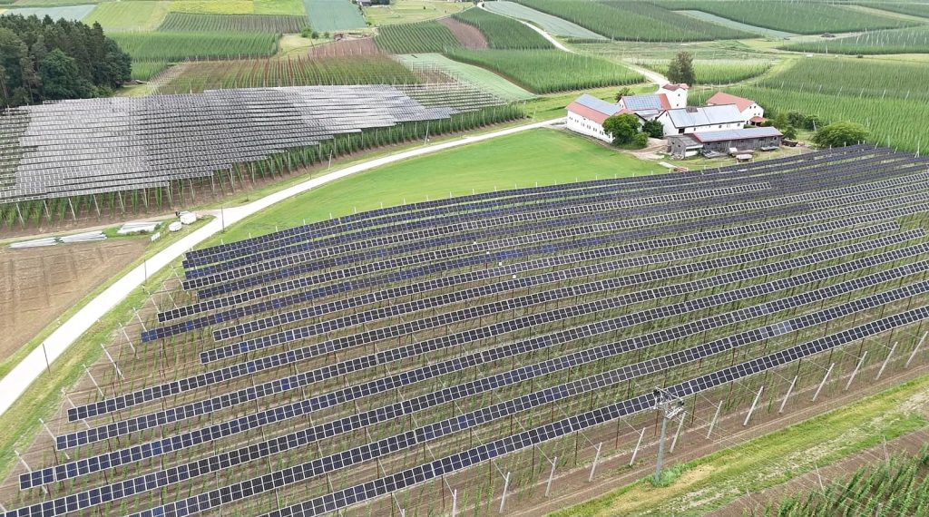 Agri-fotovoltaika po ndihmon kultivuesit e hopsit në Bavari të përballojnë ndryshimet klimatike