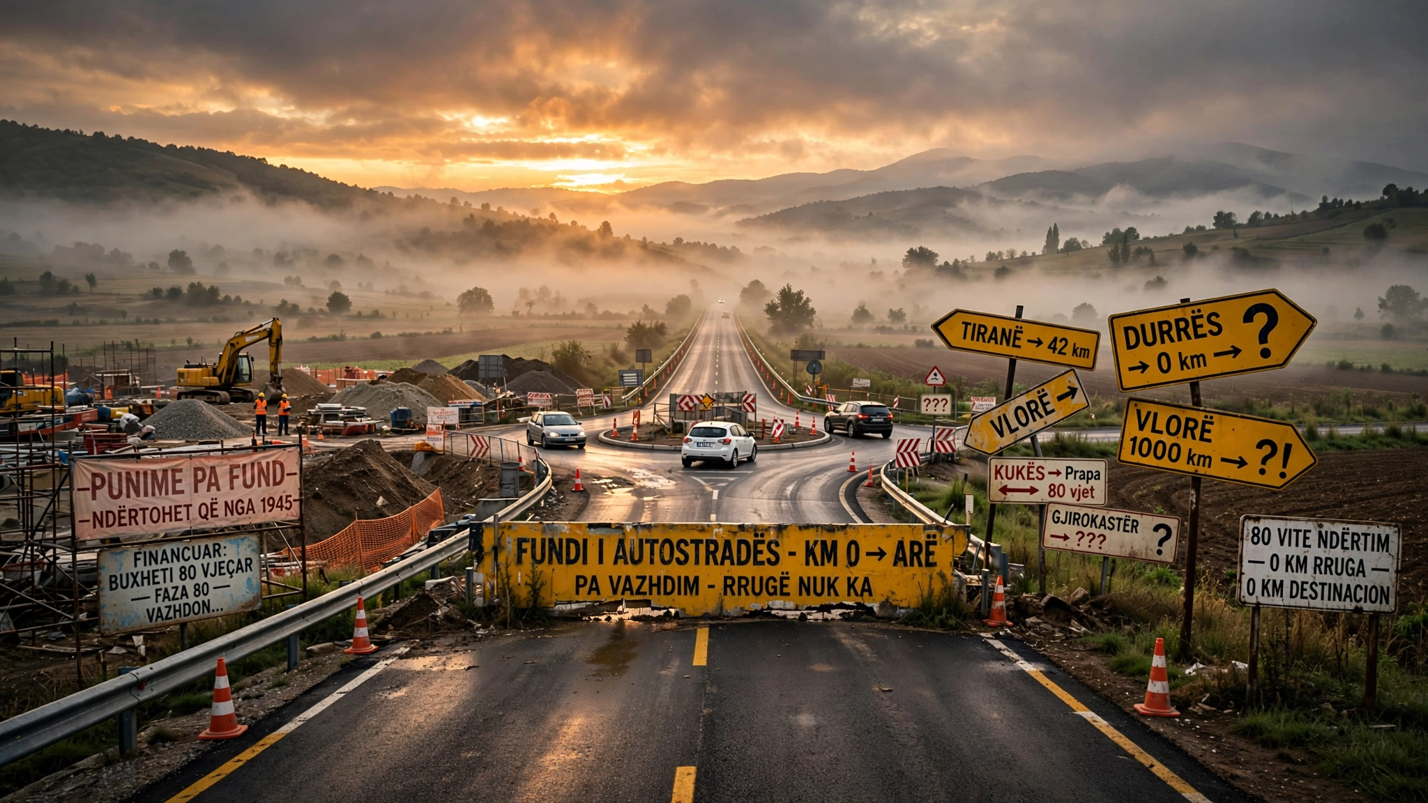 07:00 Nga Leonard Veizi/ Autostradat pa destinacione të shqiptarëve