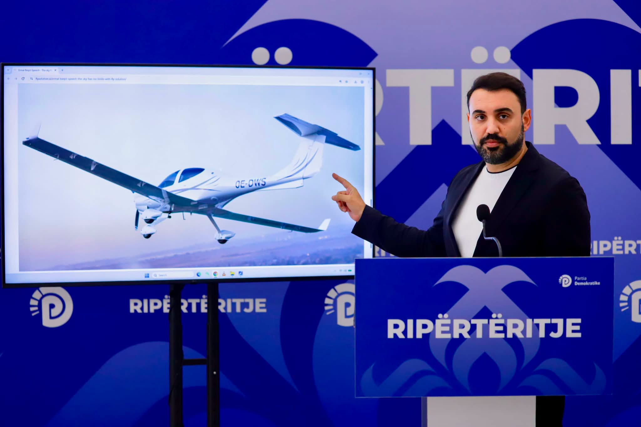 14:38 Këlliçi publikon foton: Ermal Beqiri ka kompani avionësh në Slloveni