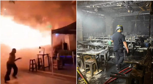 Pamje tragjike nga Bangkoku, pub-i përfshihet nga flakët dhe i merr jetën 27 personave