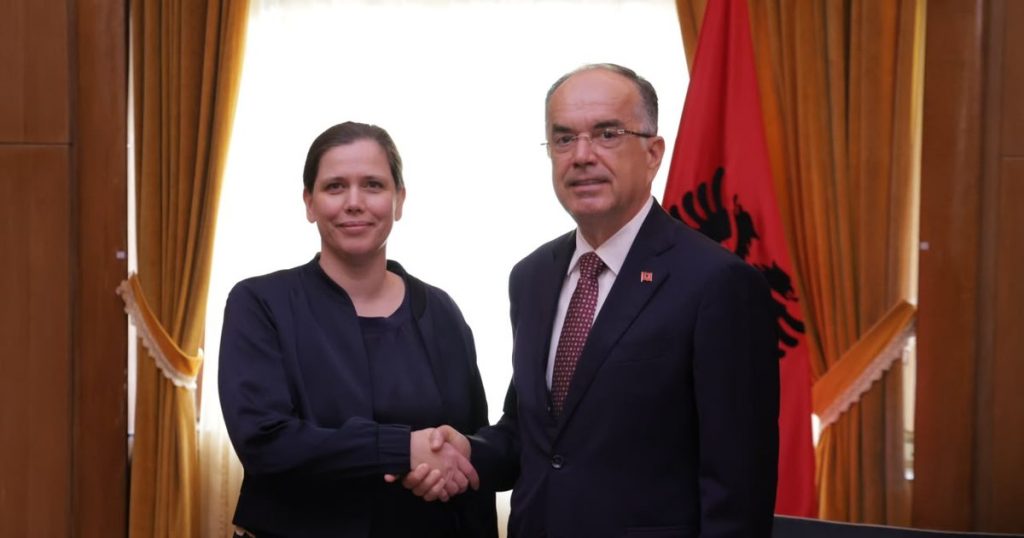 Presidenti Begaj pranon Letrat Kredenciale të Ambasadores së Belgjikës