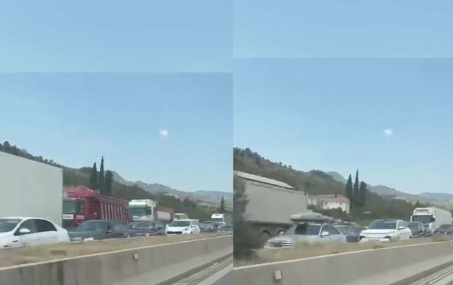 Fundjava “paralizon” Tiranë-Elbasan, trafik kilometrik në hyrje të Bradasheshit