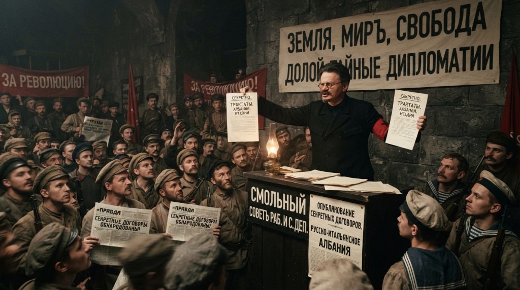 Nga Leonard Veizi/ Trocki dhe Shqipëria, traktati sekret që revolucioni rus nxori në dritë