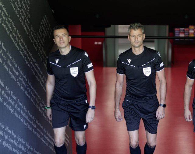 Conference League/ Arbitrat shqiptarë vendosin drejtësi në dy sfida të fazës play-off