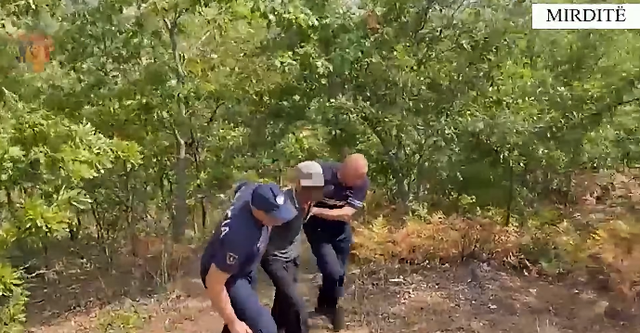 Arrestimi i piromanit në Mirditë/ Policia: 65-vjeçari u kap në flagrancë, ndezi 3 vatra