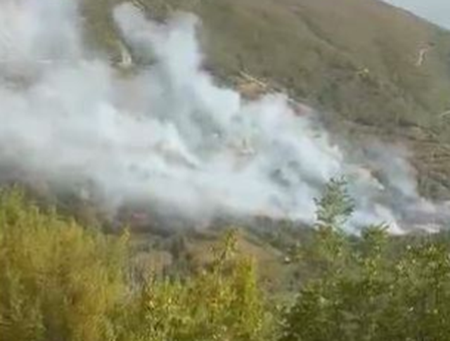Zjarr në malësinë e Krujës