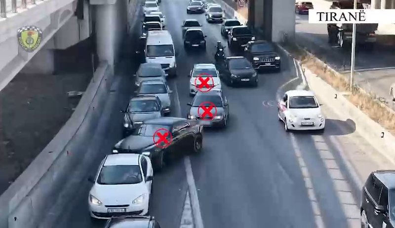 Policia Rrugore “skanon” Tiranën/ Mbi 12 mijë gjoba në një javë, procedohet një drejtues për ryshfet