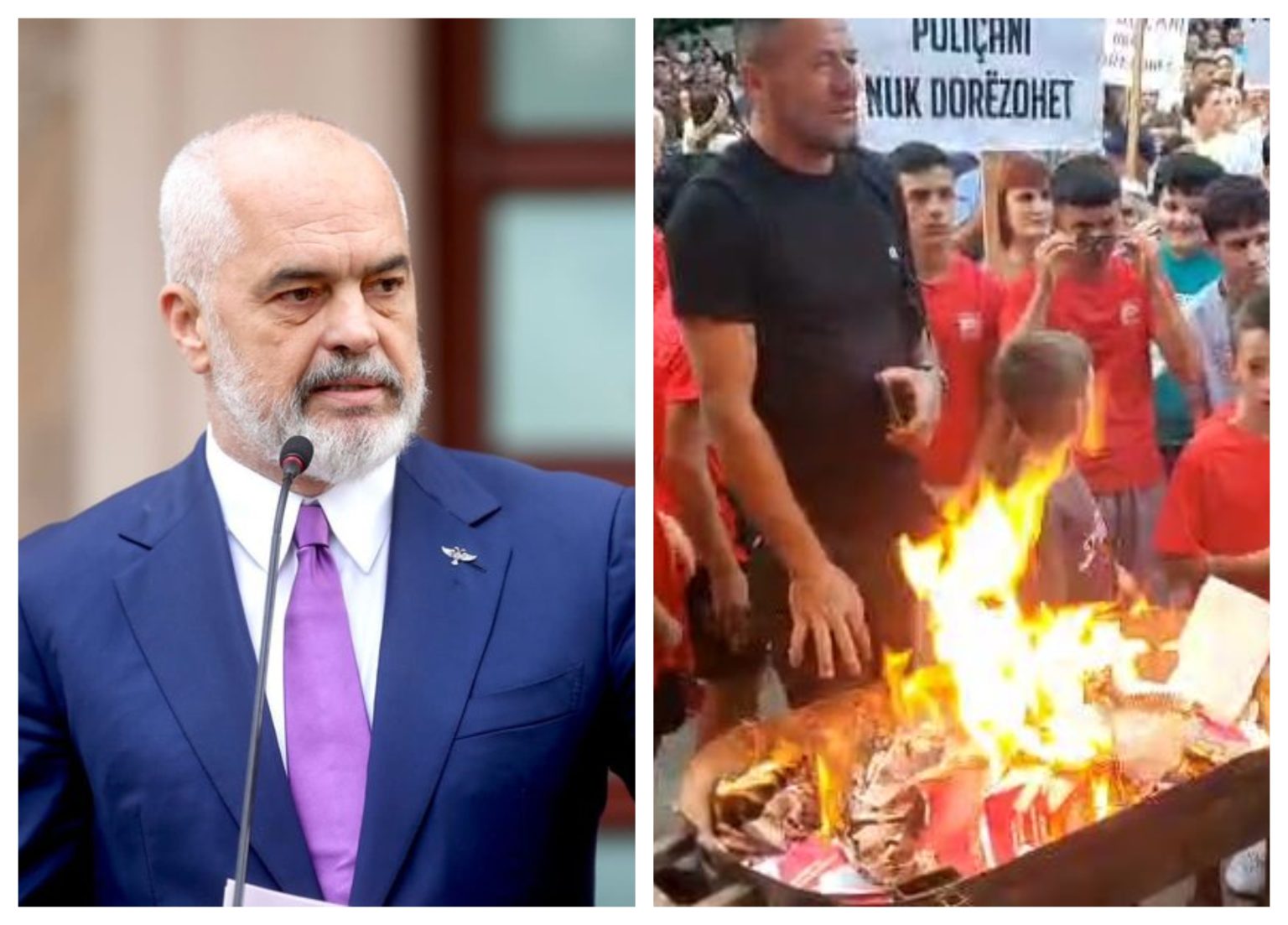 15:19 Rama reagon për herë të parë për Reformën Territoriale: Djegia e teserave të PS një akt i turpshëm
