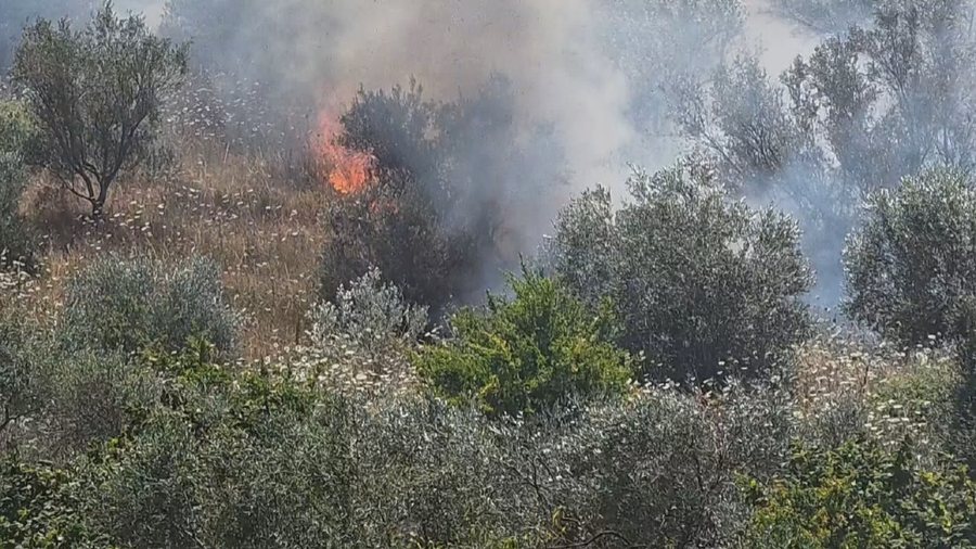 09:14 9 vatra zjarri aktive në Shqipëri, angazhohen 3 helikopterë dhe 2 “Air Tractor”