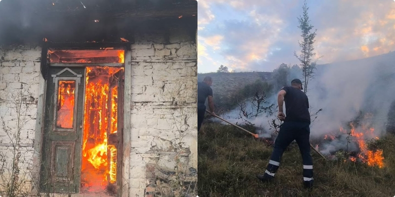 Flakët janë përhapur me shpejtësi në Opar të Maliqit, përfshijnë edhe dy banesa