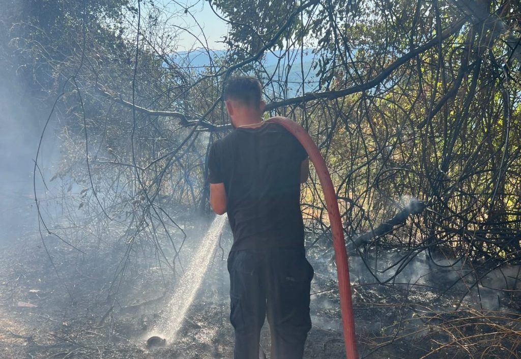 Zjarri i afrohet shtëpive dhe shkollës në fshatin Orenjë të Librazhdit, 10 orë luftë me flakët (VIDEO)