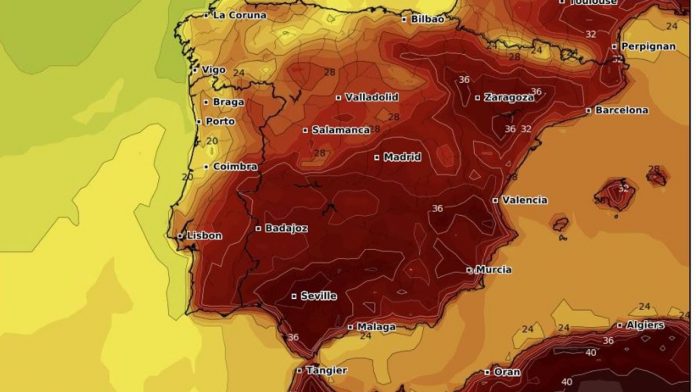 Spanja përjeton verën më të nxehtë në historinë e matjeve të temperaturës